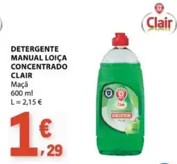 E.Leclerc detergente manual loiça concentrado clair maçã promoção