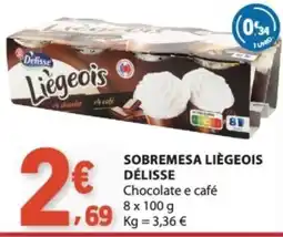 E.Leclerc Sobremesa liègeois délisse promoção