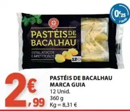 E.Leclerc pastéis de bacalhau marca guia promoção