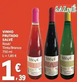 E.Leclerc vinho frutado salvé promoção