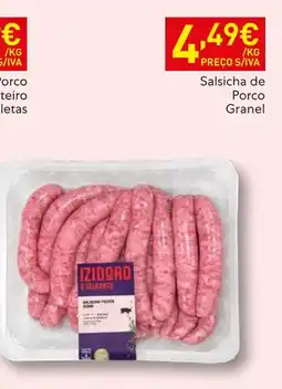 Recheio Salsicha de Porco Granel promoção