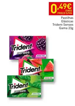 Recheio Pastilhas Elásticas Trident Senses promoção