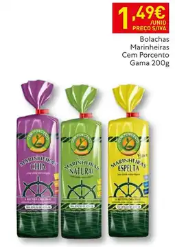 Recheio Bolachas Marinheiras Cem Porcento promoção