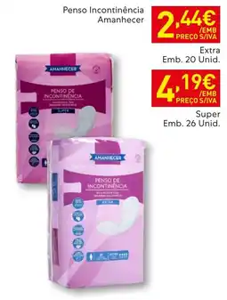 Recheio Penso Incontinência Amanhecer promoção
