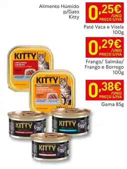 Recheio Alimento Húmido p/Gato Kitty promoção