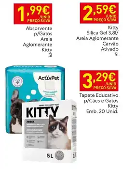 Recheio Absorvente p/Gatos Areia Aglomerante Kitty promoção