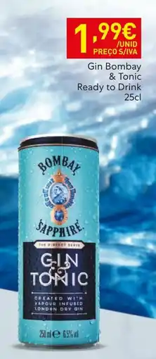 Recheio Bombay Sapphire Gin Tonic promoção