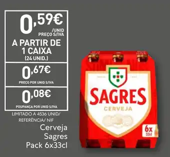 Recheio Cerveja Sagres promoção