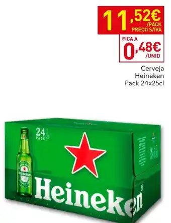 Recheio Cerveja Heineken promoção