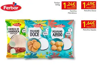 Recheio Ferbar farinha de mandioca promoção