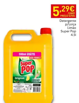Recheio Detergente p/Loiça Limão Super Pop promoção