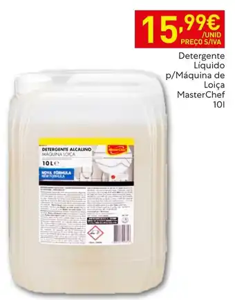 Recheio Detergente líquido p/máquina de loiça masterchef promoção