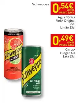 Recheio Schweppes Citrus promoção