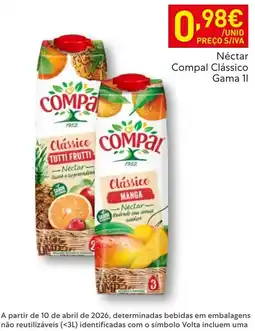 Recheio Néctar compal clássico gama 1l promoção