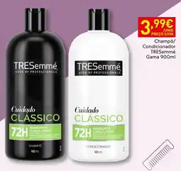 Recheio Champô/condicionador tressemmé gama 900ml promoção