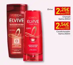 Recheio Elvive champô gama promoção