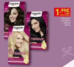 Recheio Palette Coloração p/Cabelo Palette Gama promoção