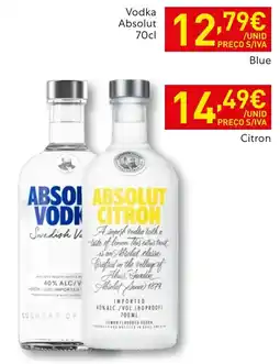 Recheio Absolut vodka promoção