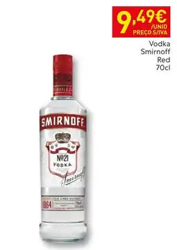 Recheio Vodka Smirnoff Red promoção