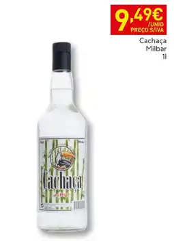 Recheio Cachaça Milbar promoção