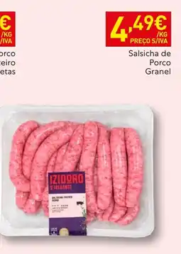Recheio Salsicha de Porco Granel promoção