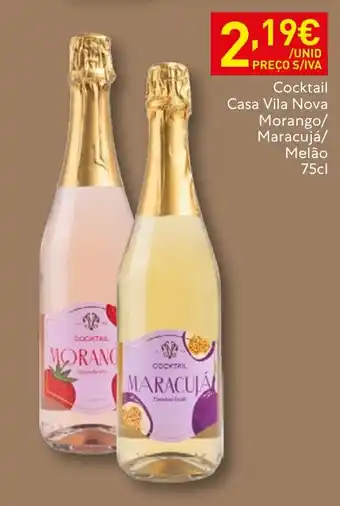 Recheio Cocktail Casa Vila Nova promoção