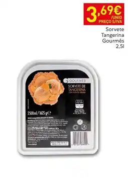 Recheio Sorvete Tangerina Gourmês promoção