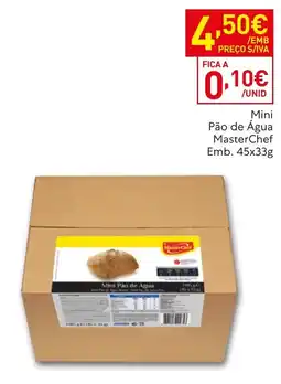 Recheio Mini Pão de Água MasterChef promoção