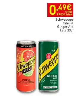 Recheio Schweppes Citrus/Ginger Ale promoção