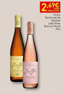 Recheio Vinho Península de Setúbal João Pires Branco/ Rosé promoção