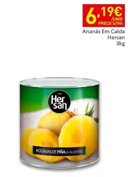 Recheio Ananás em calda hersan promoção