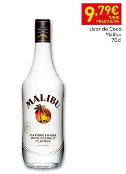 Recheio Licor de Coco Malibu promoção