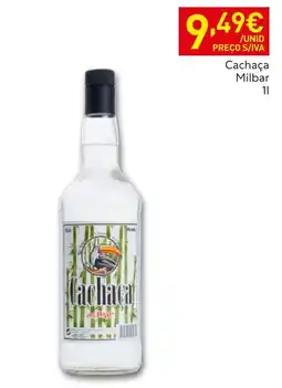Recheio Cachaça Milbar promoção