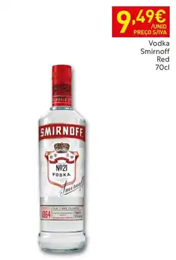 Recheio Vodka Smirnoff Red promoção
