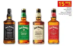 Recheio Jack Daniel's Bourbon Old n° 7/ Apple/ Honey/Tennesse Fire promoção