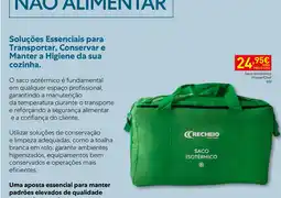 Recheio saco isotérmico masterchef promoção