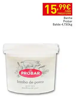 Recheio Banha de porco Probar promoção