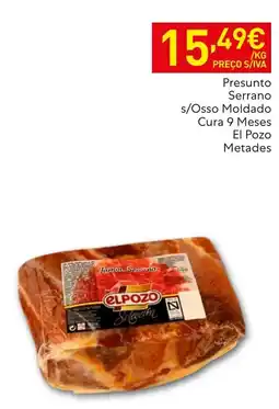 Recheio Presunto Serrano El Pozo promoção