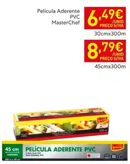 Recheio Película aderente pvc masterchef promoção