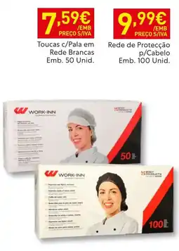 Recheio Toucas c/Pala em Rede Brancas promoção