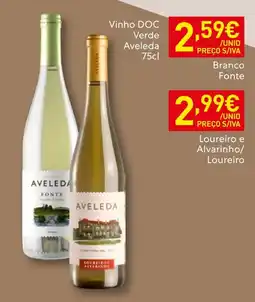 Recheio Vinho doc verde aveleda promoção