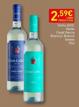 Recheio Casal Garcia Vinho Verde Branco/ Branco Sweet promoção