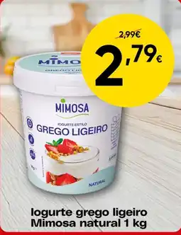 Froiz logurte grego ligeiro mimosa natural promoção