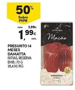 Continente Presunto 14 meses damatta promoção
