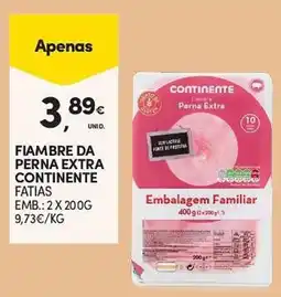 Continente Fiambre da perna extra continente promoção