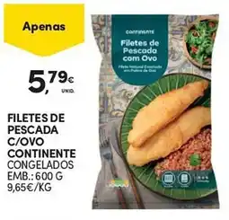 Continente filetes de pescada com ovo continente promoção
