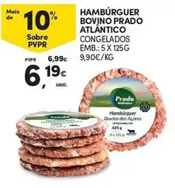 Continente Hambúrguer bovino prado atlântico promoção