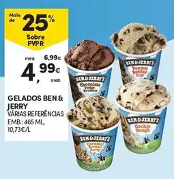 Continente gelados ben & jerry promoção