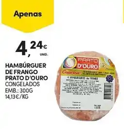 Continente Hambúrguer de frango prato d'ouro promoção