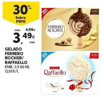 Continente gelado ferrero rocher/raffaello promoção